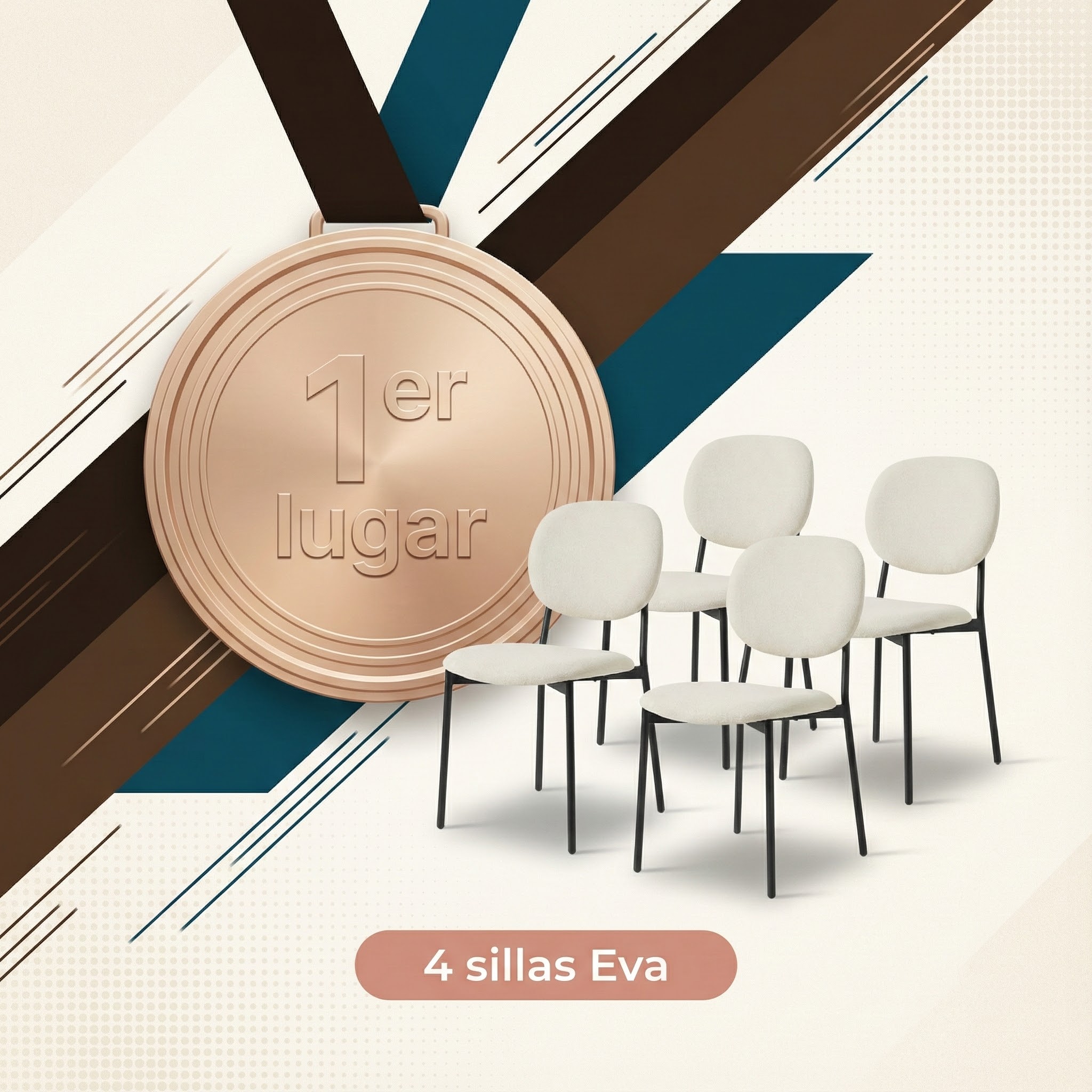 Premio 1er lugar: 4 sillas